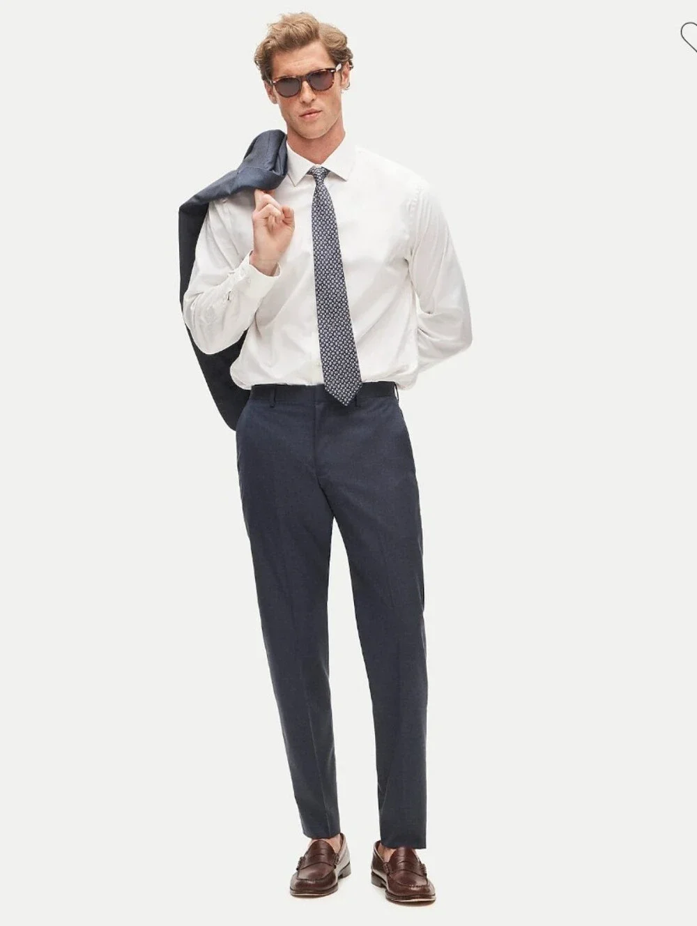 J Crew Ludlow Slim-fit suit pant in Italian wool 43966 Size 32x32 Deep Navy